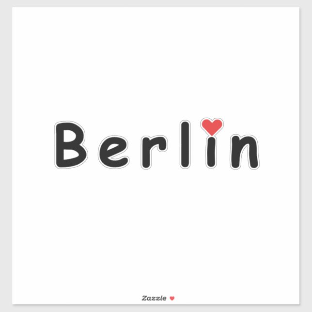 Berlin Germany Sticker (Sheet)