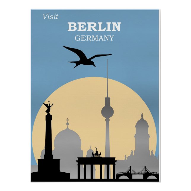 Berlin, Germany Travel Poster (Front)