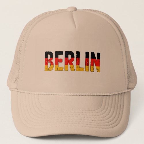 Berlin Germany Trucker Hat