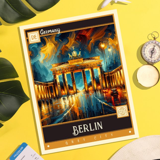 Berlin, Germany | Vintage Painting Postcard (Creator Uploaded)