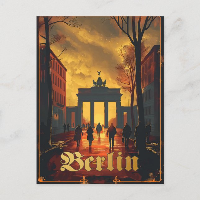 Berlin, Germany Vintage Travel Postcard (Front)
