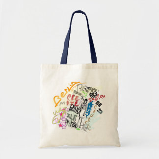 Berlin Graffiti Girl Tote Bag