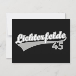 Berlin Lichterfelde 45 City Logo Number Postcard