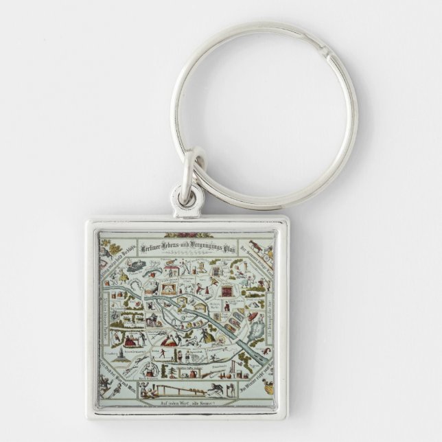 Berlin living and amusement plan keychain (Front)
