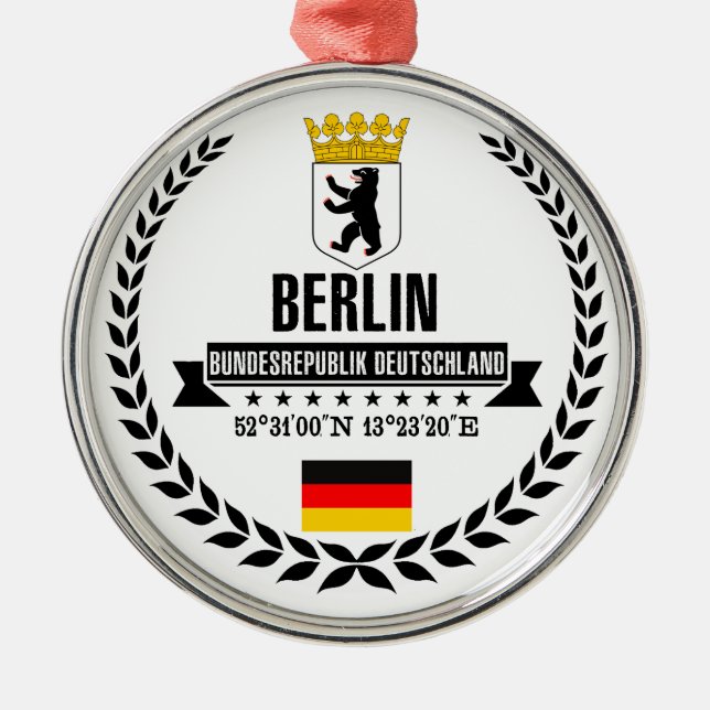 Berlin Metal Ornament (Front)