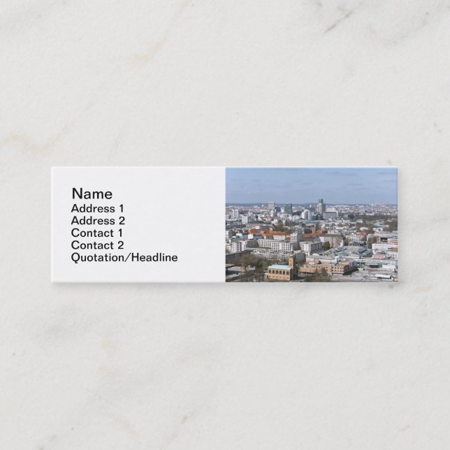 Berlin Mini Business Card (Front)