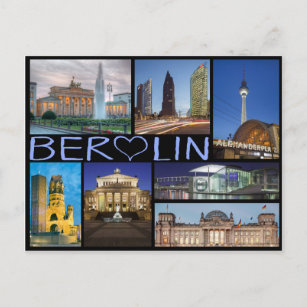 Berlin multi image postcard
