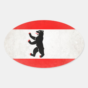 Berlin Oval Sticker