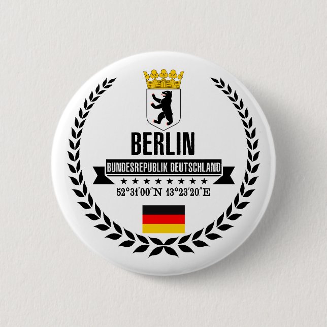 Berlin Pinback Button (Front)
