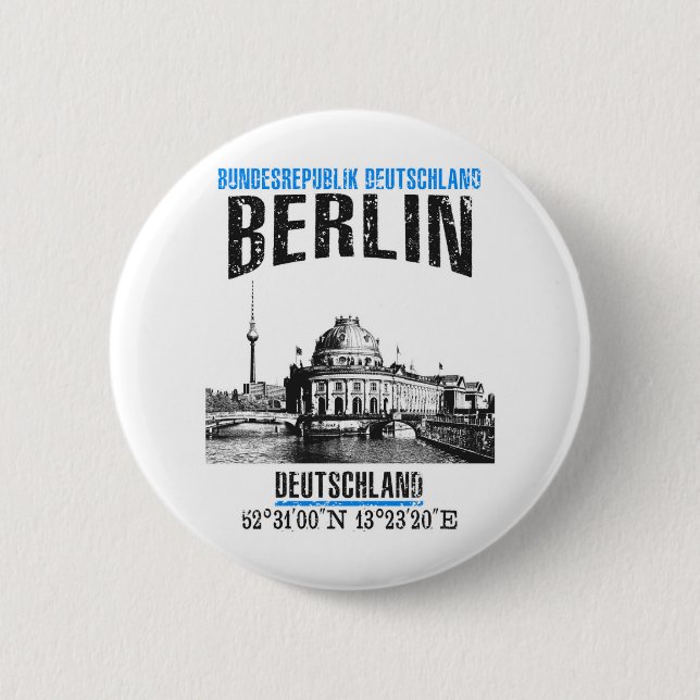 Berlin Pinback Button (Front)