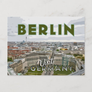 Berlin, postcard from serie Visit...