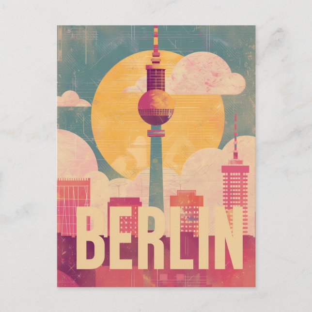 Berlin retro postcard (Front)