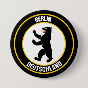 Berlin Round Emblem Button