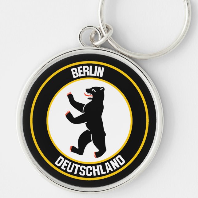 Berlin Round Emblem Keychain (Front)