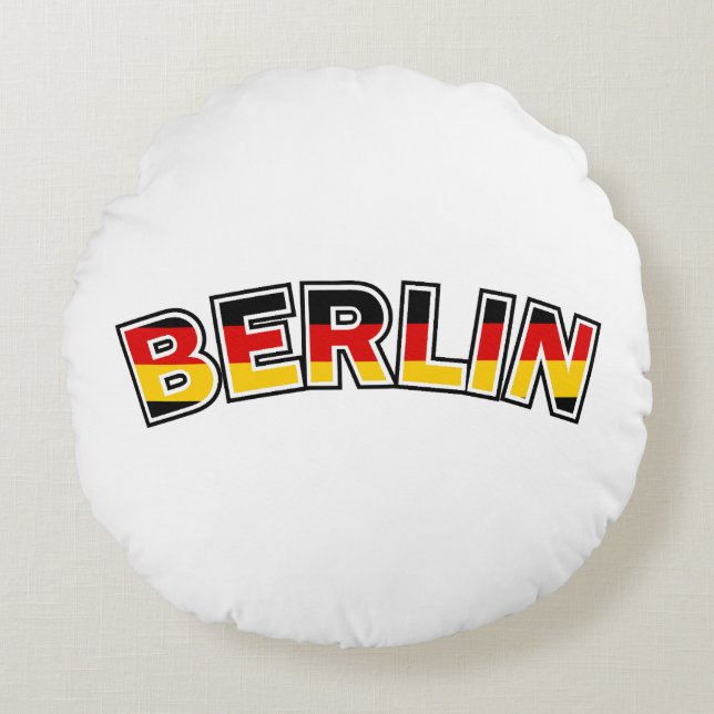 Berlin Round Pillow (Front)