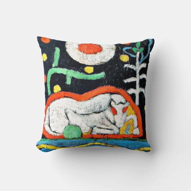 Berlin Series No. 2 Throw Pillow (Front)