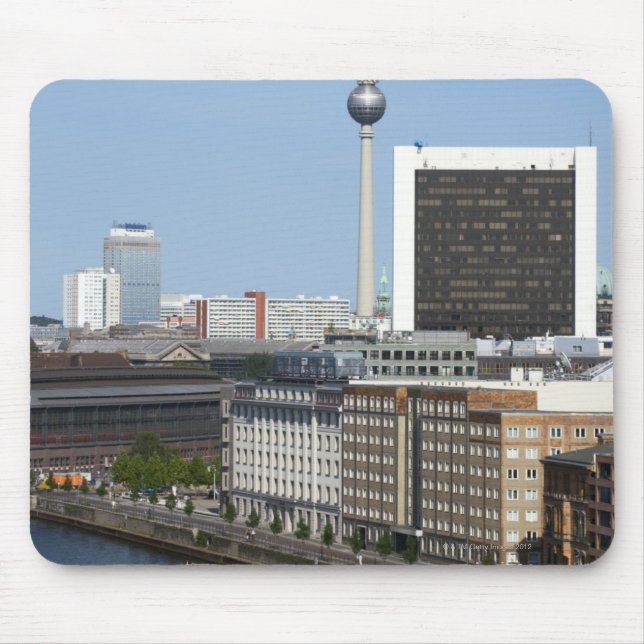 Berlin skyline, Germany Mouse Pad (Front)