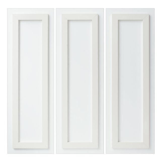 Berlin Skyline – Minimalistische Stadt Illustratio Triptych (Back)