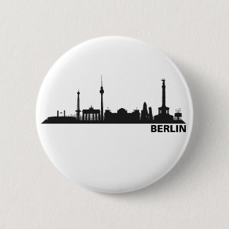 Berlin Skyline Pinback Button
