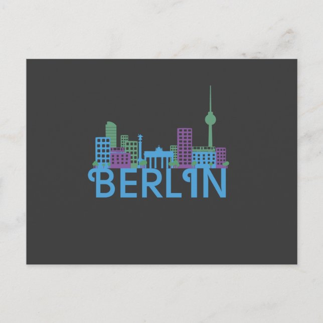 Berlin Skyline Post Cards (Front)