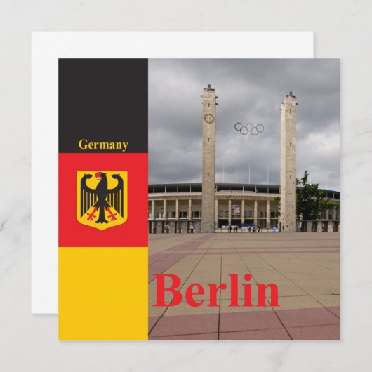 Berlin stadium in Germany (Front/Back)