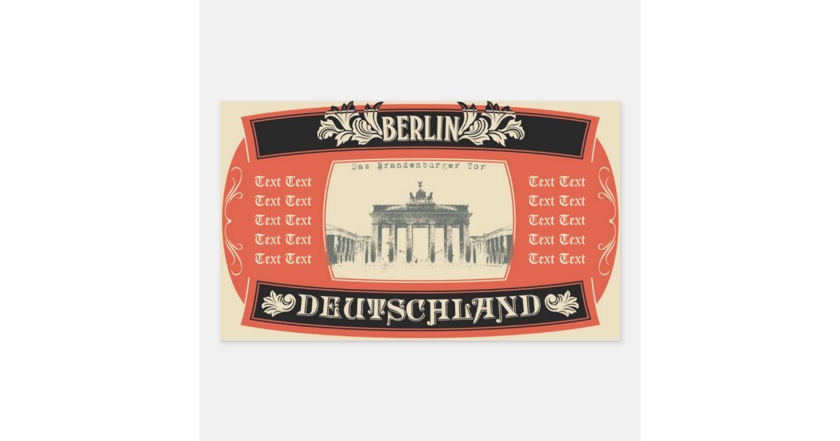 Berlin Sticker | Zazzle