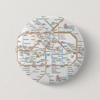 Berlin subway pinback button
