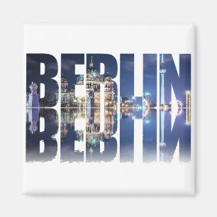 Berlin text souvenir magnet