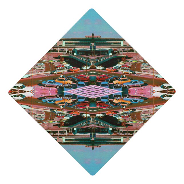 Berlin The Tegel Airport Graduation Cap Topper (Front)