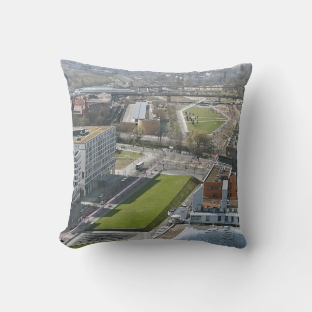 Berlin Throw Pillow (Front)