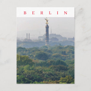 Berlin Tiergarten view postcard
