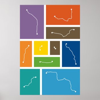 Berlin - Transit Palettes Poster by creativ82 at Zazzle