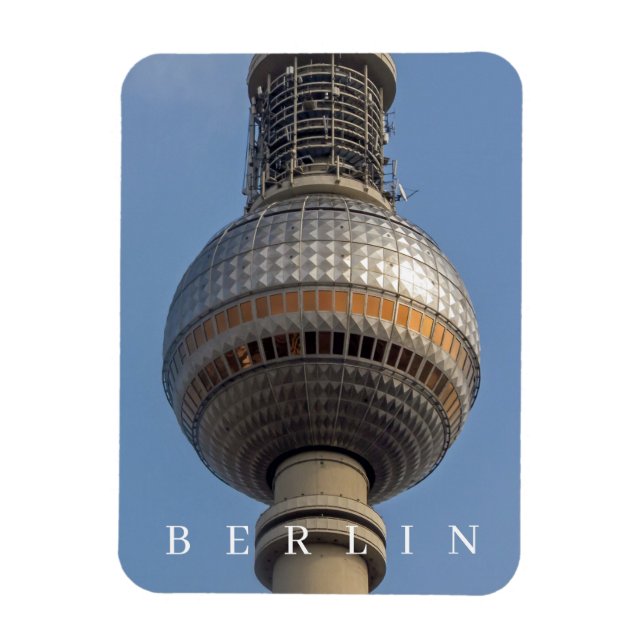 Berlin TV Tower close up fridge magnet