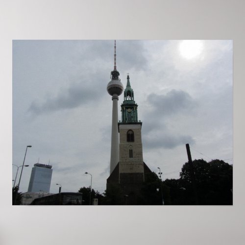 Berlin TV Tower Poster