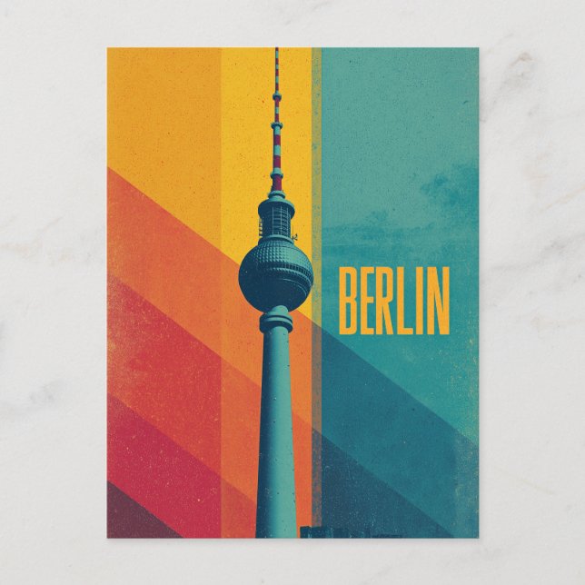 Berlin vintage  postcard (Front)