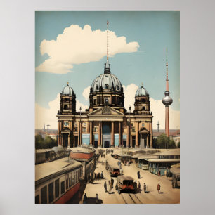 Berlin vintage poster