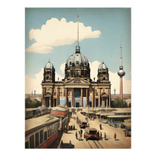 Berlin vintage poster