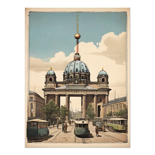 Berlin vintage poster (Front)