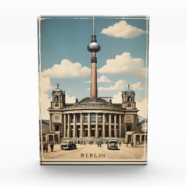 Berlin vintage poster photo block (Front)