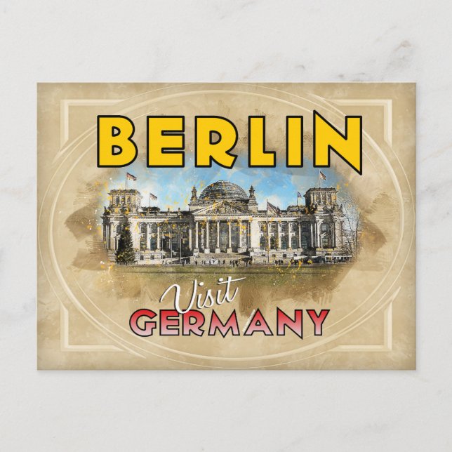 Berlin, Visit Germany... Postcard (Front)