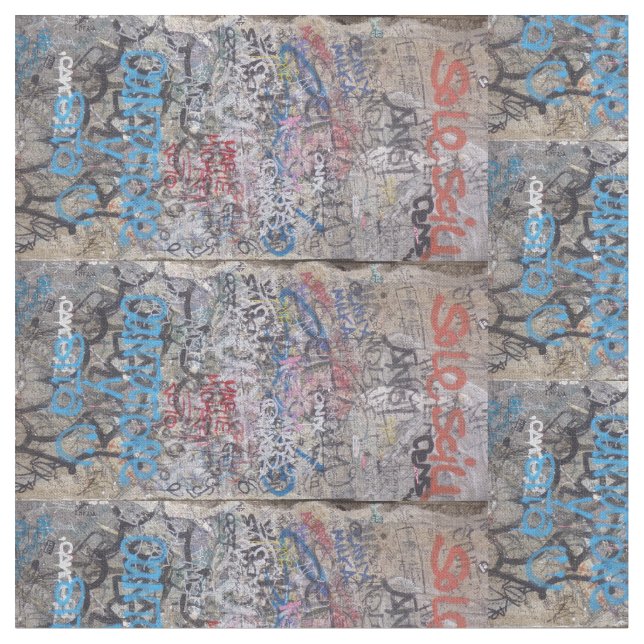 Berlin Wall Fabric (Close Up)