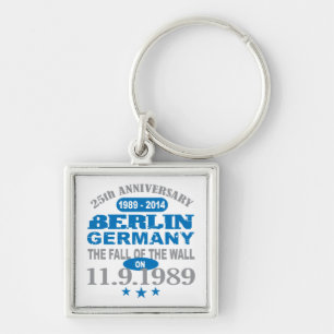 Berlin Wall Germany 25 Year Anniversary Keychain
