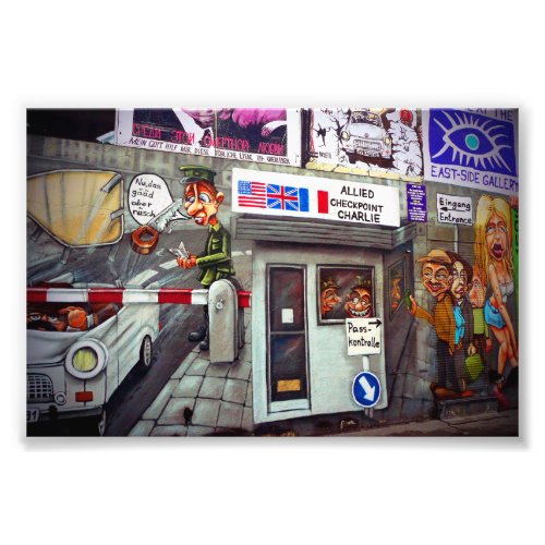 Berlin Wall Graffiti Artwork Street Art Germany Photo Print