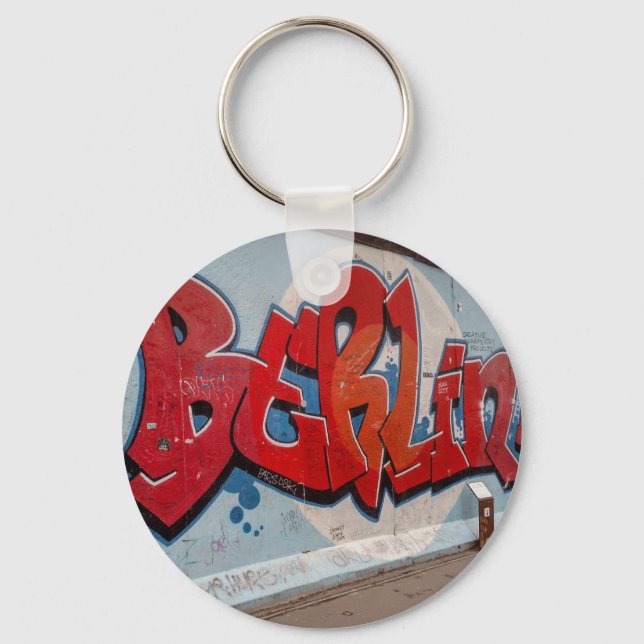 Berlin Wall Graffiti Keychain (Front)