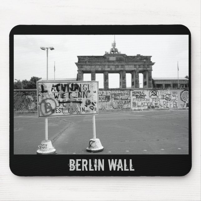 Berlin Wall Mouse Pad (Front)