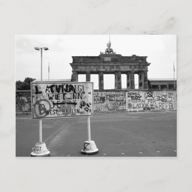 Berlin Wall Postcard (Front)