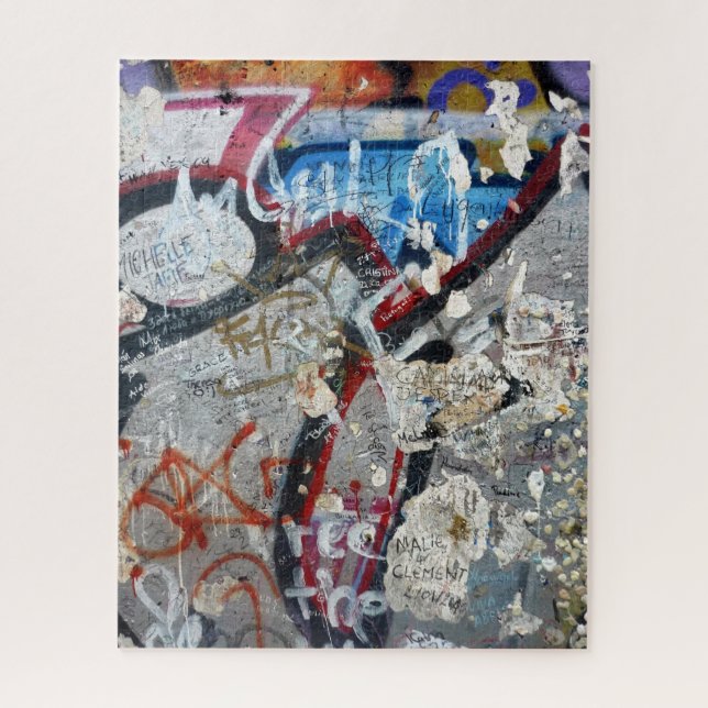 berlin wall remants jigsaw puzzle (Vertical)