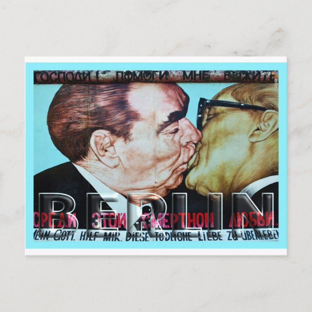 Berlin Wall Street Art Collection - 2 of 7 Postcard (Front)