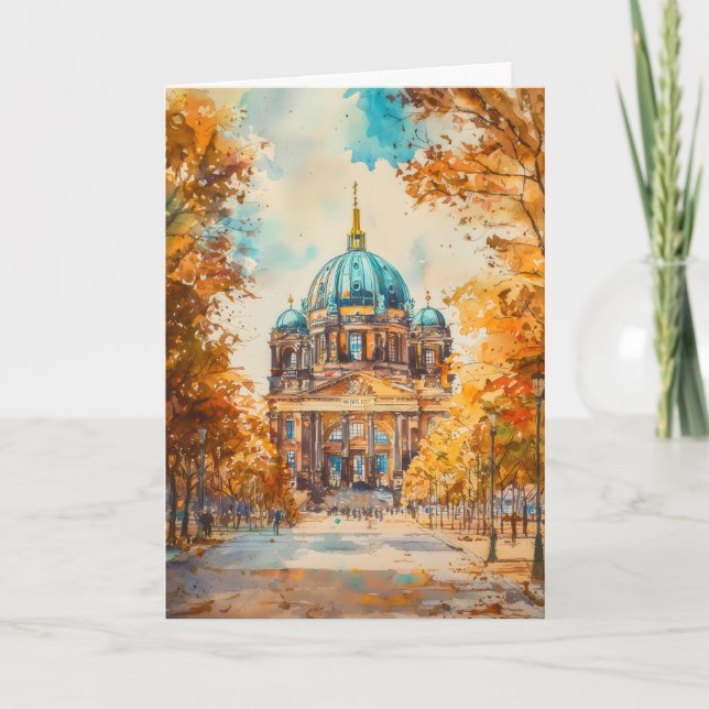 Berlin Watercolor 2 Card (Front)