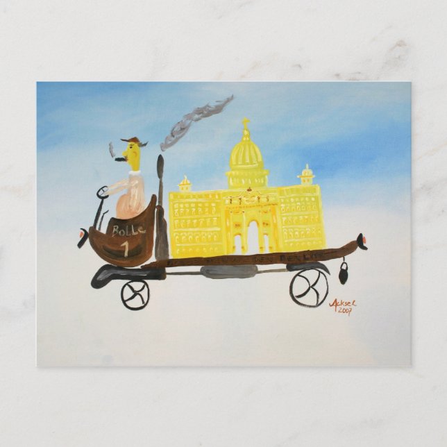 Berliner Bauwagen Postcard (Front)